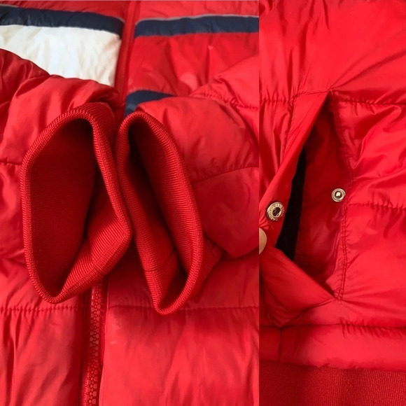 Tommy Hilfiger sports puffer color block Jacket size L - Picture 7 of 16
